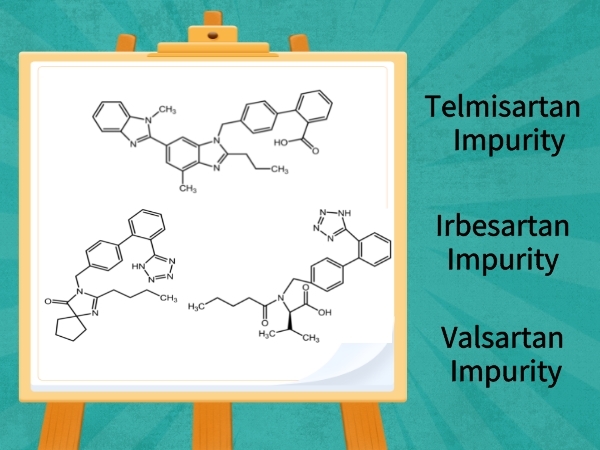 SZEB supply drug impurity of Valsartan,Irbesartan,Telmisartan reference substances