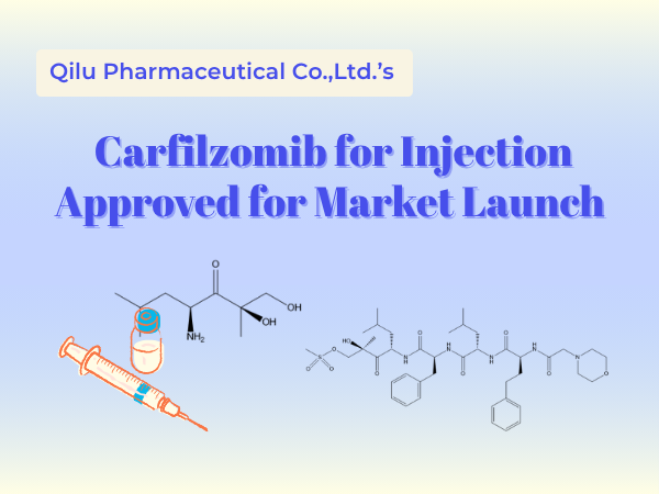 Qilu Pharmaceutical Co.,Ltd.’s Carfilzomib for Injection Approved for Market Launch