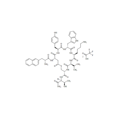 Lanreotide Impurity 10 Ditrifluoroacetate (2-Sulfoxide)