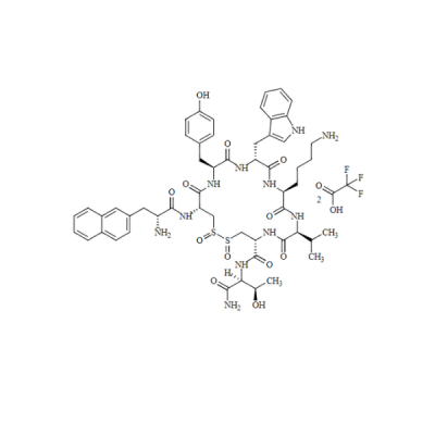 Lanreotide Impurity 12 Ditrifluoroacetate (Disulfoxide)