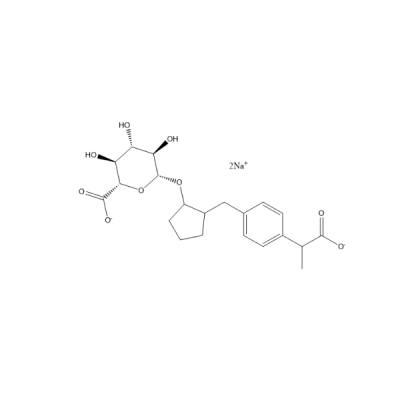 Hydroxy Loxoprofen Glucuronide Disodium Salt (Mixture of Diastereomers)