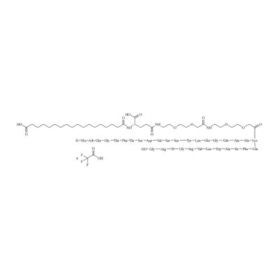 Semaglutide Impurity 58 Tetratrifluoroacetate (25Trp(0))