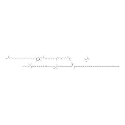 Tirzepatide Impurity 1 Di-Trifluoroacetate (Des-Ile 12)